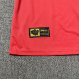 Corteiz T Shirt Red Jersey Short Sleeve Loose