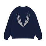 Purple Brand Sweatshirt Loose Crew Neck Sweater