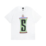 Stussy T Shirts Casual Loose Couple T Shirts