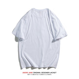 Men's T-Shirts Summer Cotton White Short Sleeve T-shirt Men's Loose