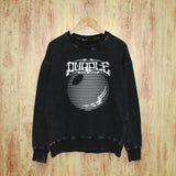 Purple Brand Distressed Sweatshirt Retro Vintage Crew Neck Sweater