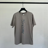 Cp Company T Shirts Men's Cotton Embroidery Casual Crew Neck Short Sleeves