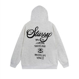 Stussy Hoodie Zip Cardigan Hooded Sweater