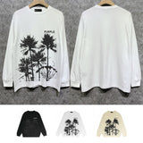 Purple Brand Long Sleeve T-Shirt Fashion Loose Long Sleeve Top