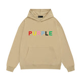 Purple Brand Hoodie Fashion Loose Hooded Sweater
