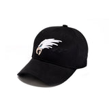 Trendy flat brimmed hat eagle series