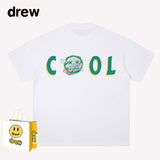 Drew T Shirts Short Sleeve T-shirt Letter Loose