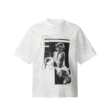 ERD T Shirts Marilyn Portrait Short Sleeve Casual