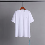 Off Whtie T Shirts Monet Oil Painting Men And Women Same Style Fashion Brand Short Sleeve