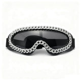 Trendy punk glasses chain decoration