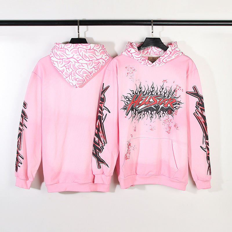 HS Hoodie Hand Painted Graffiti Printing