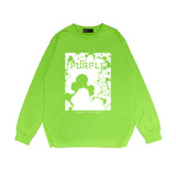 Purple Brand Long Sleeve T-Shirt Fashion Loose Long Sleeve Top