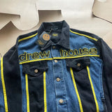 Drew House Jacket Splicing Embroidered Letter Denim Jacket