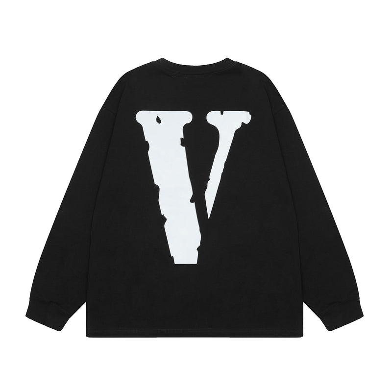 Vlone Sweatshirts Reflective Large V Letter Crew Neck