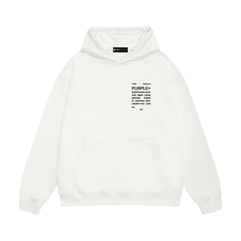 Purple Brand Hoodie Fashion Loose Hooded Sweater