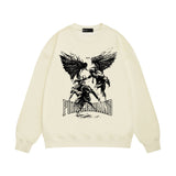 Purple Brand Sweatshirt Loose Crew Neck Sweater