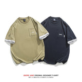 Men's T-Shirts Short-Sleeved T-shirt Men's Summer Loose Cotton Half Sleeves