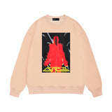 Purple Brand Sweatshirt Loose Crew Neck Sweater