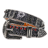 Hip-hop punk rhinestone belt letter accessories