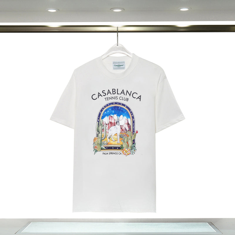 Casablanca T Shirts Loose Short Sleeve T-Shirt