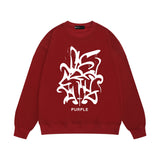 Purple Brand Sweatshirt Loose Crew Neck Sweater