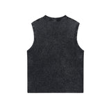 Fog Essentials tank spring and summer FOG double line pressure glue letter washing water old vest