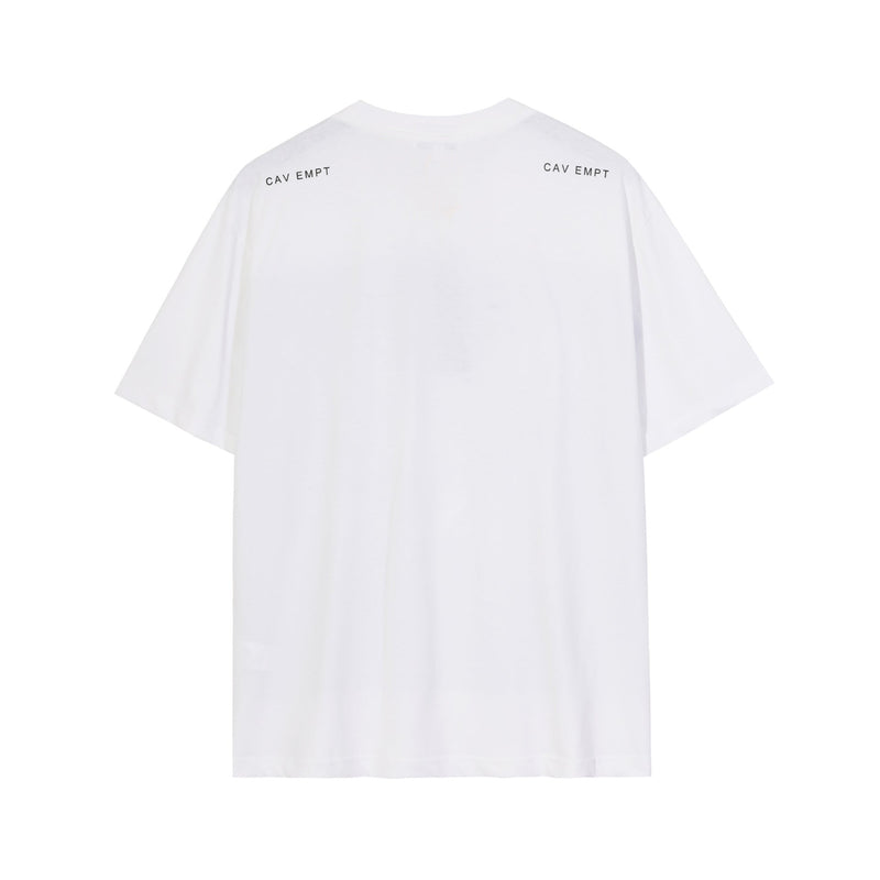 C.e t shirts creative character pattern round neck pullover short sleeve men and women
