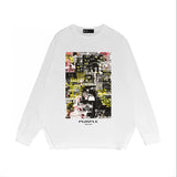 Purple Brand Long Sleeve T-Shirt Fashion Loose Long Sleeve Top