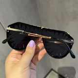 Trendy punk glasses funny sunshade