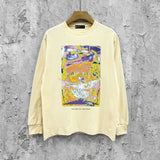Purple Brand Long Sleeve T-Shirt Fashion Loose Long Sleeve Top