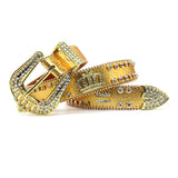 Hip-hop punk rhinestone belt crown rhinestone