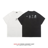 Men's T-Shirts Cotton Short-Sleeved T-shirt Men's Summer Couple Loose All-Matching