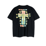 Jesus Is King T Shirt Kanye Jesus Is King Printed round Neck Loose Men's and Women's Short Sleeve T-shirt