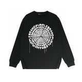 Purple Brand Long Sleeve T-Shirt Fashion Loose Long Sleeve Top