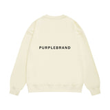 Purple Brand Sweatshirt Loose Crew Neck Sweater