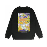 Purple Brand Long Sleeve T-Shirt Fashion Loose Long Sleeve Top
