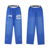 HS JacketsHS Hoodie & Pants Wash Old Vintage Men's and Women's Loose Casual Sweater Sweatpants