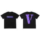 Vlone T Shirts Short Sleeve Men's and Women's T-shirt