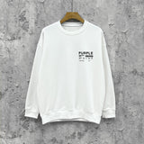 Purple Brand Sweatshirt Loose Crew Neck Sweater