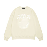 Purple Brand Sweatshirt Loose Crew Neck Sweater