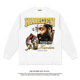 Nba Long Sleeve Shirt Loose Top