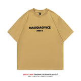 Men's T-Shirts Summer Short-Sleeved T-shirt Men's American Retro Loose