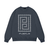 Purple Brand Sweatshirt Loose Crew Neck Sweater