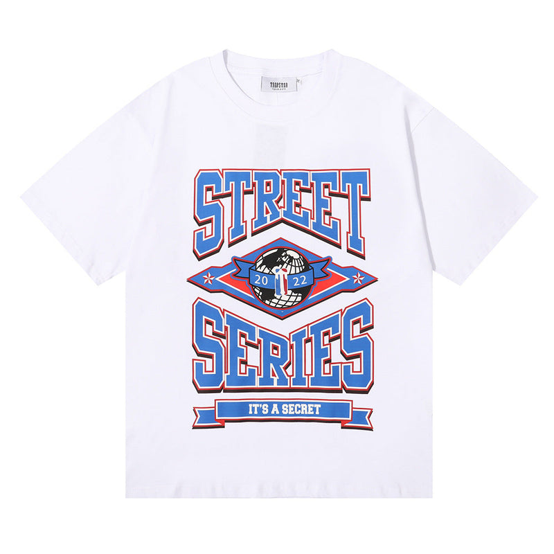 Trapstar T Shirts Trapstar Alphabet Print Hip Hop Casual Short Sleeve T-Shirt