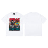 Synaworld T Shirts central cee Classic Coin Letter Print Casual Loose T-Shirt