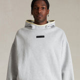 Fog Essentials Hoodie Stretch-hemmed Fleece Hooded Sweater