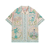 Casablanca Shirts And Shorts 2 Pieces Set Casual Beach Shorts