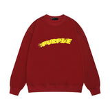 Purple Brand Sweatshirt Loose Crew Neck Sweater