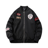 Men Vintage Jackets Vintage Towel Fleece Embroidered Jacket Baseball Suit Flight Suit