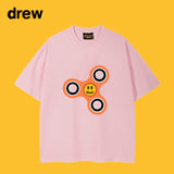 Drew T Shirts Cotton Short Sleeve Loose Men's Short Sleeve
